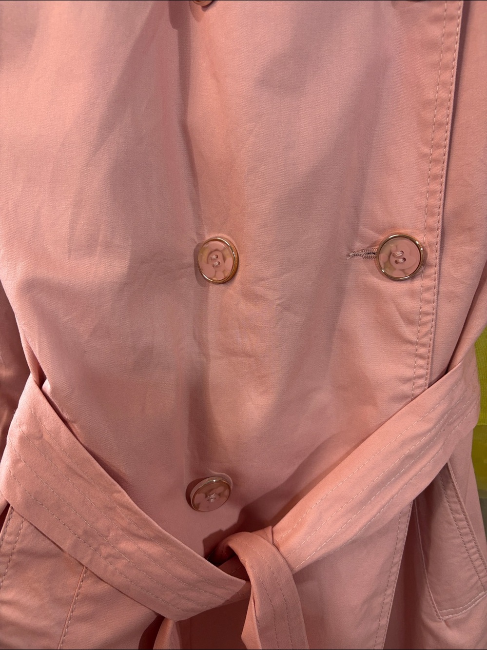 NWT Pink Trenchcoat $119 - Picture 3 of 6